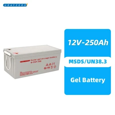 250AH gel bateri dalam kitaran mendalam